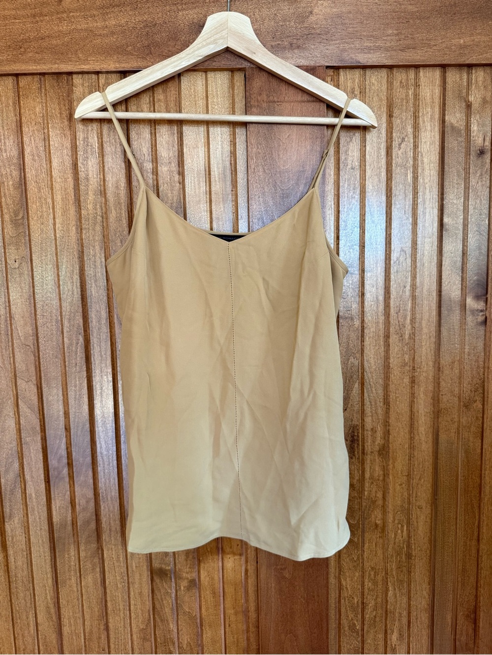 Club Monaco Tan Spaghetti-Strap Cami